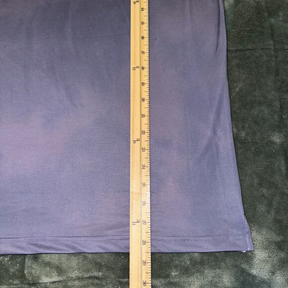 Boston Scott Golf Links Collection Polo Shirt Men Small Cloud Print Purple Blue - Picture 8 of 8